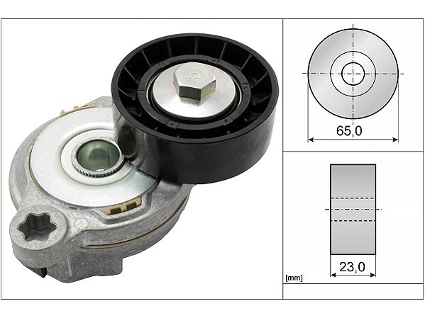 Ролик генератора Volvo S60,S80,V60,V70,XC60,XC70 (натяжной) INA EUROPE