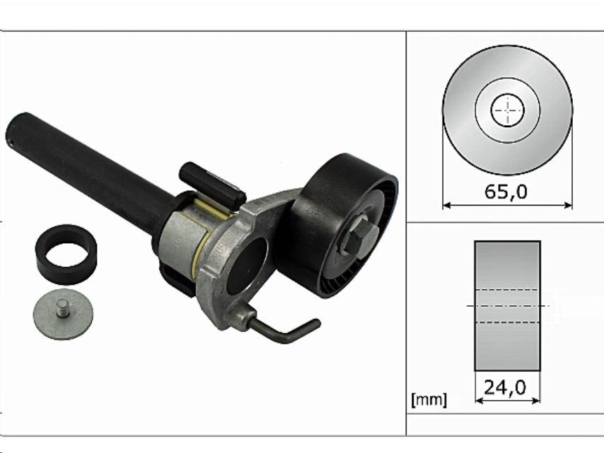 Ролик генератора VAG Audi,Seat,Skoda,Volkswagen (натяжной) 1.8-2.0 TFSI (c 2006-2012г.)