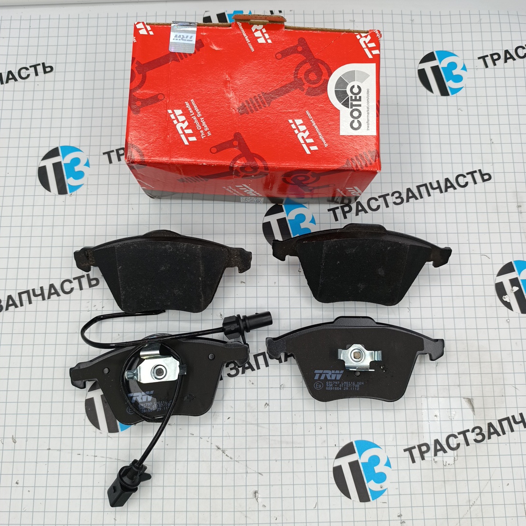 Тормозные колодки передние VAG Audi A4(B7), A6 (С6) TRW