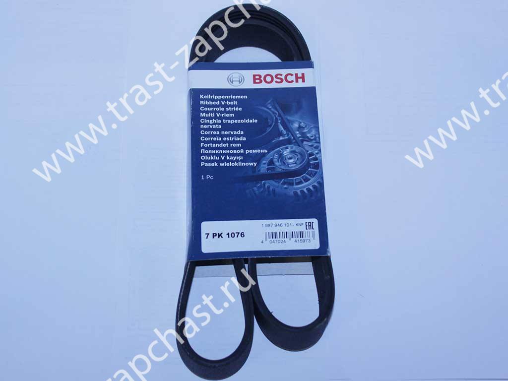 Ремень генератора Fiat Ducato 2.3 7PK1076 BOSCH EUROPE