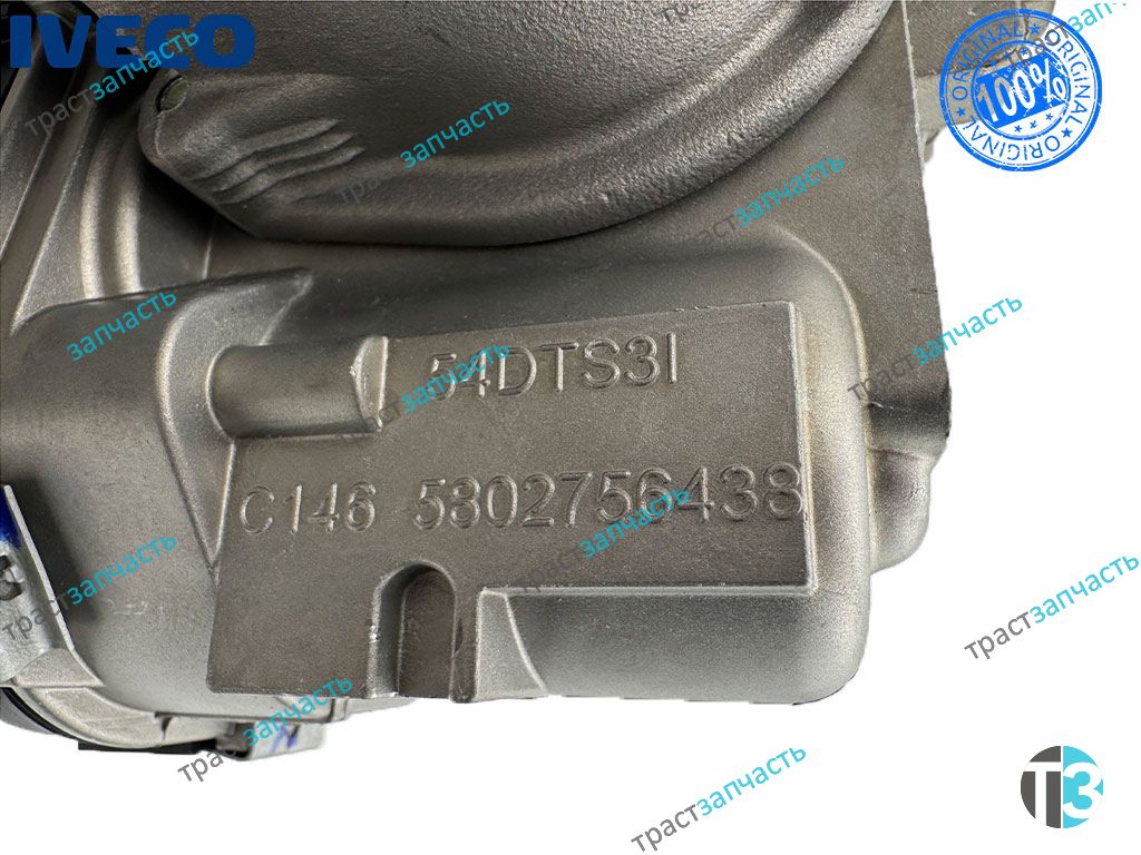 Дроссельная заслонка в сборе Ducato(250) 2.3JTE Евро 4 5802756438/504351131/504099669 ORG IVECO