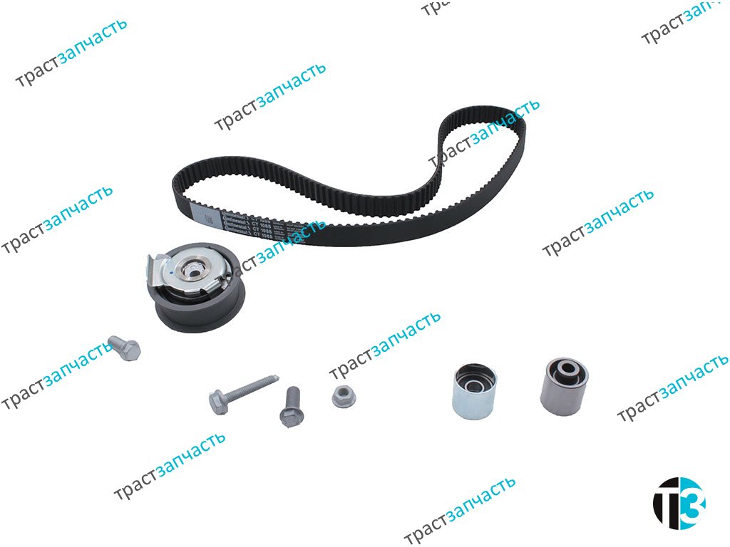 Комплект ГРМ VAG Audi, Seat, Skoda, Passat VW 2.0TFSi Z=148x23 07>  CONTITECH