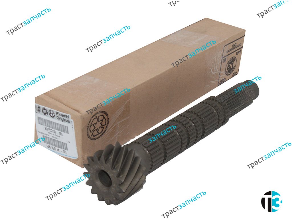 Вал КПП Fiat Ducato/Peugeot Boxer (250-290 кузов,6 ступ.КПП)(ВТОРИЧНЫЙ 15х74) 2316CA/967195318 ORG