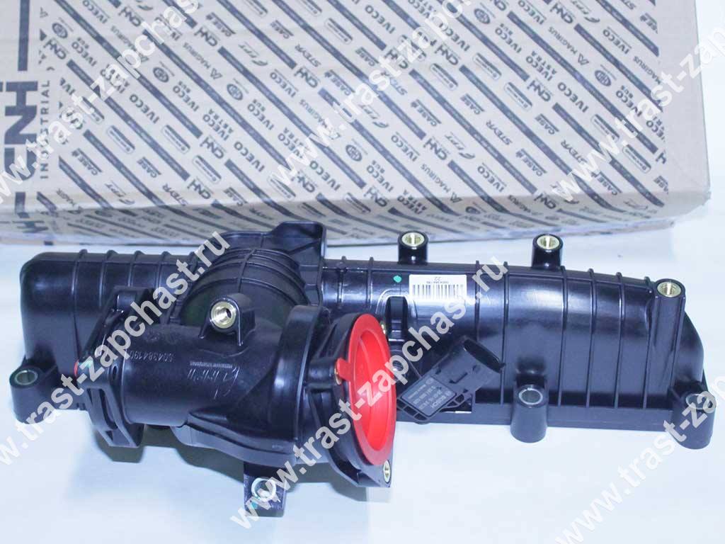 Коллектор впускной Fiat Ducato, Iveco Daily 2.3 (Евро 5-6, пластик) 504384189 ORG IVECO
