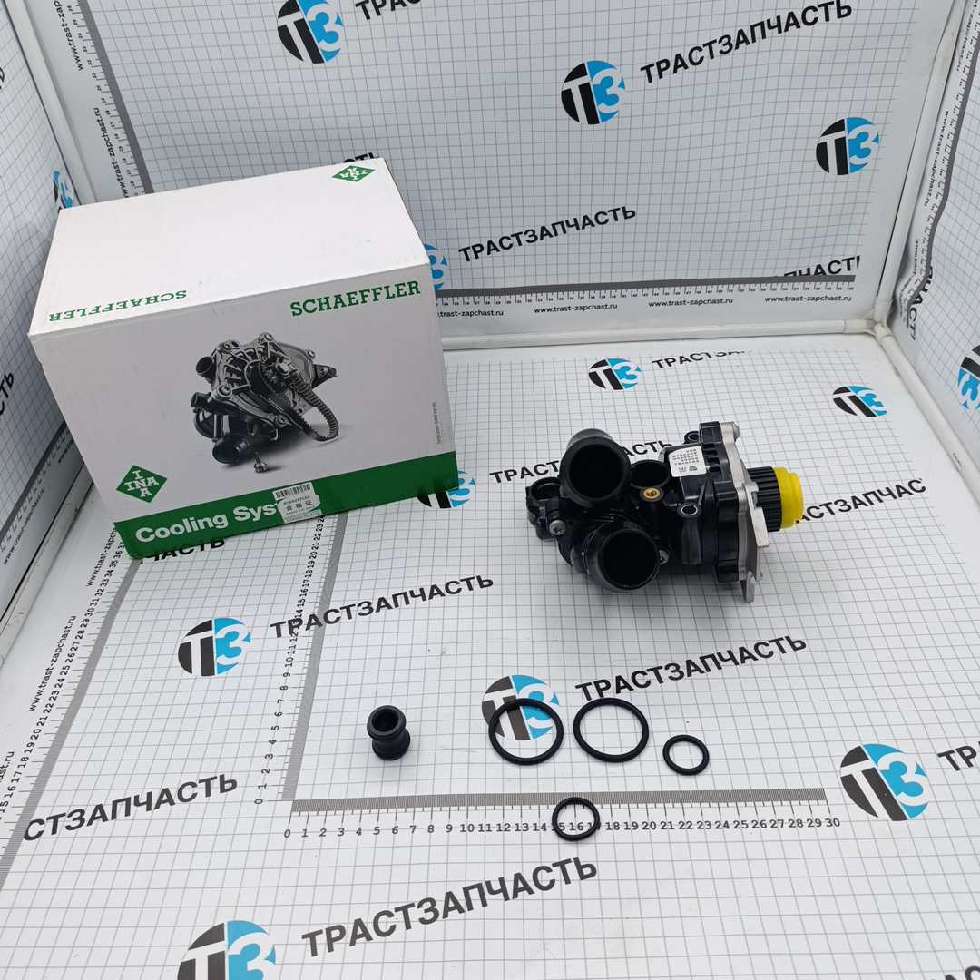 Насос водяной VAG Audi,Porsche,Seat,Skoda,Volkswagen (помпа+термостат) 1.8-2.0 TFSI INA CHINA