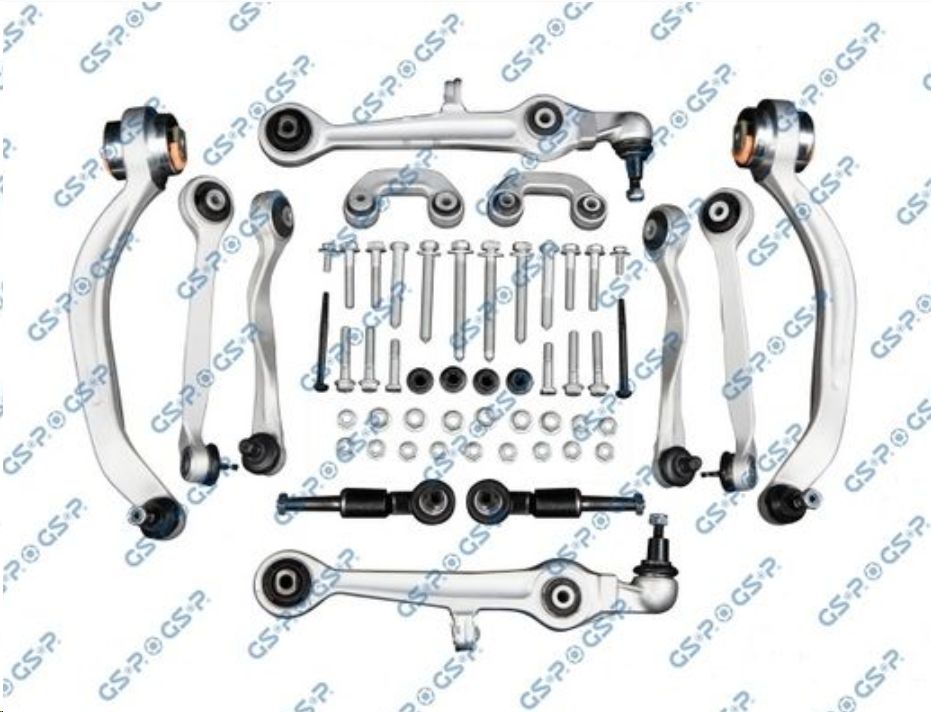 Рычаг передний VAG Audi A4 (B5/B6), A6 (C5), VW Passat (B5) (полный ком-т перед. подвес.) GSP EUROPE