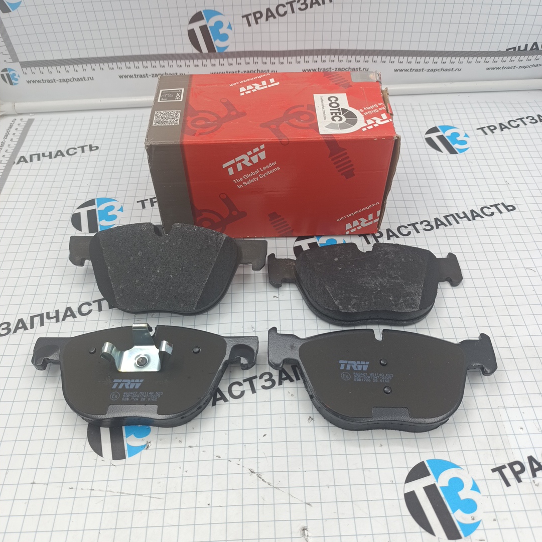 Тормозные колодки передние BMW X5 E70 07-/X6 E71 08 TRW