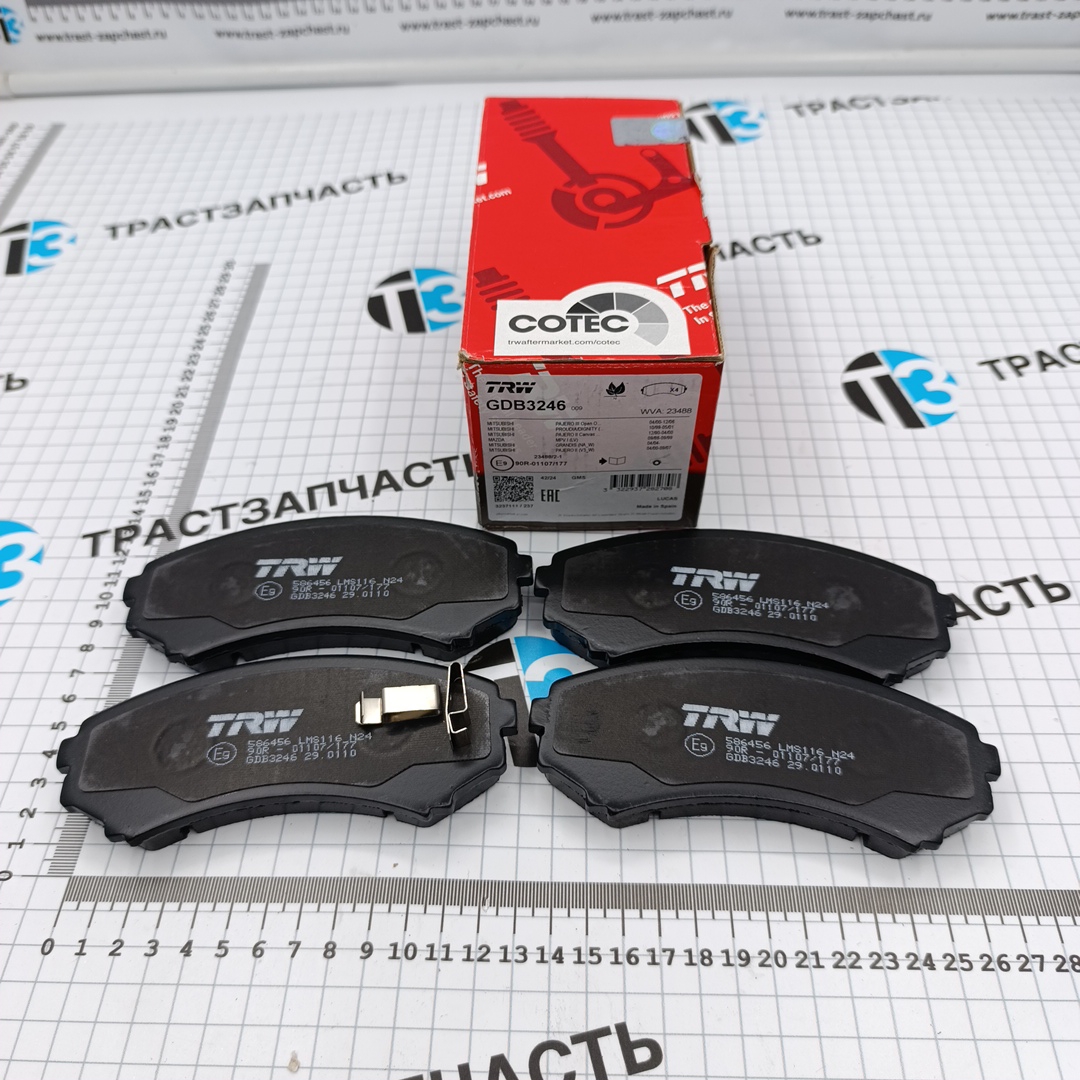 Тормозные колодки передние Mitsubishi Endeavor 2003-2011 TRW EUROPE