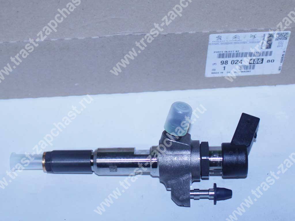 Форсунка топливная Peugeot 1.6 HDI/TDCI 1791017/AV6Q9F593AD/9802448680 ORG PSA