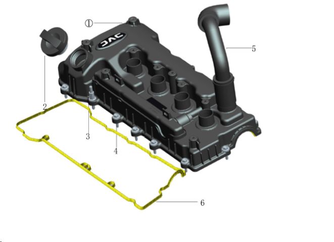 Крышка маслозаливной горловины для а/м Sollers SF1 1.5L (ORIGINAL JAC) 1014206GAZC
