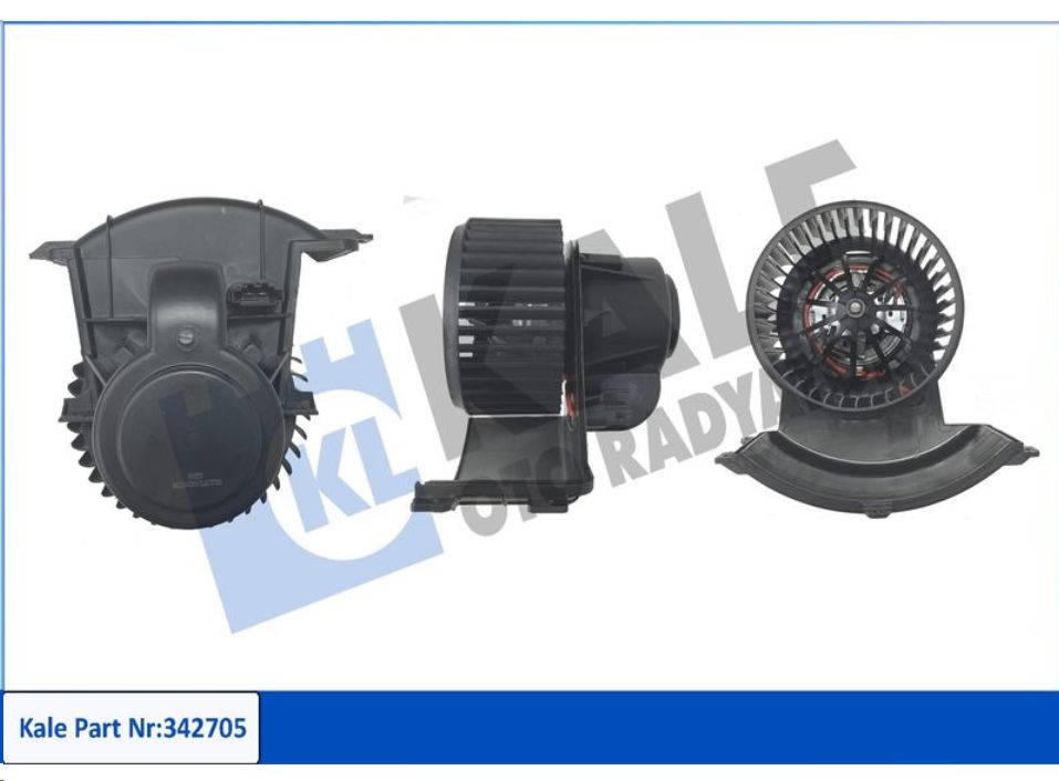 Мотор печки Volkswagen Transporter T5/T6, Multivan T5/T6 1.9-2.0-2.5 TDI (-AC) KALE