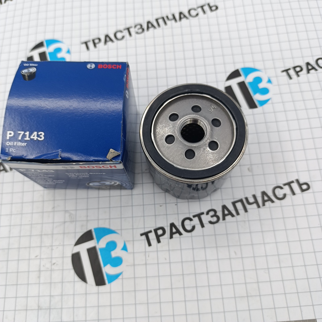 Фильтр масляный VAG Audi, Seat, Skoda, VW 1.0, 1.2, 1.4 TFSI/TSI (с 2012г., Бензин) BOSCH EUROPE