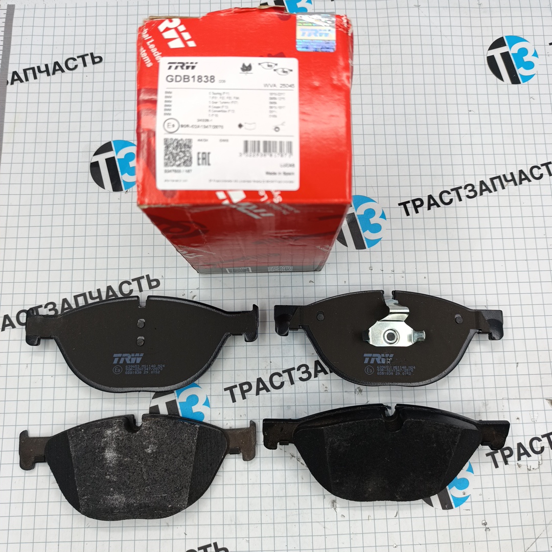 Тормозные колодки передние BMW 5(F7/F10/F11), 6(F12/F13) 7(F01-F04) TRW EUROPE