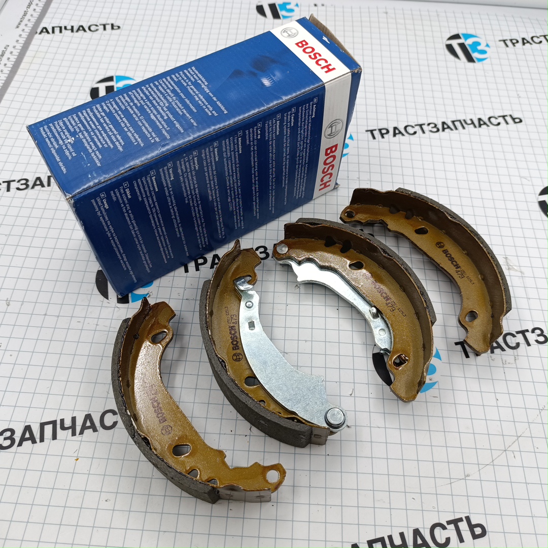Тормозные колодки ручника Renault Logan,Sandero, Clio 7701205758 BOSCH EUROPE
