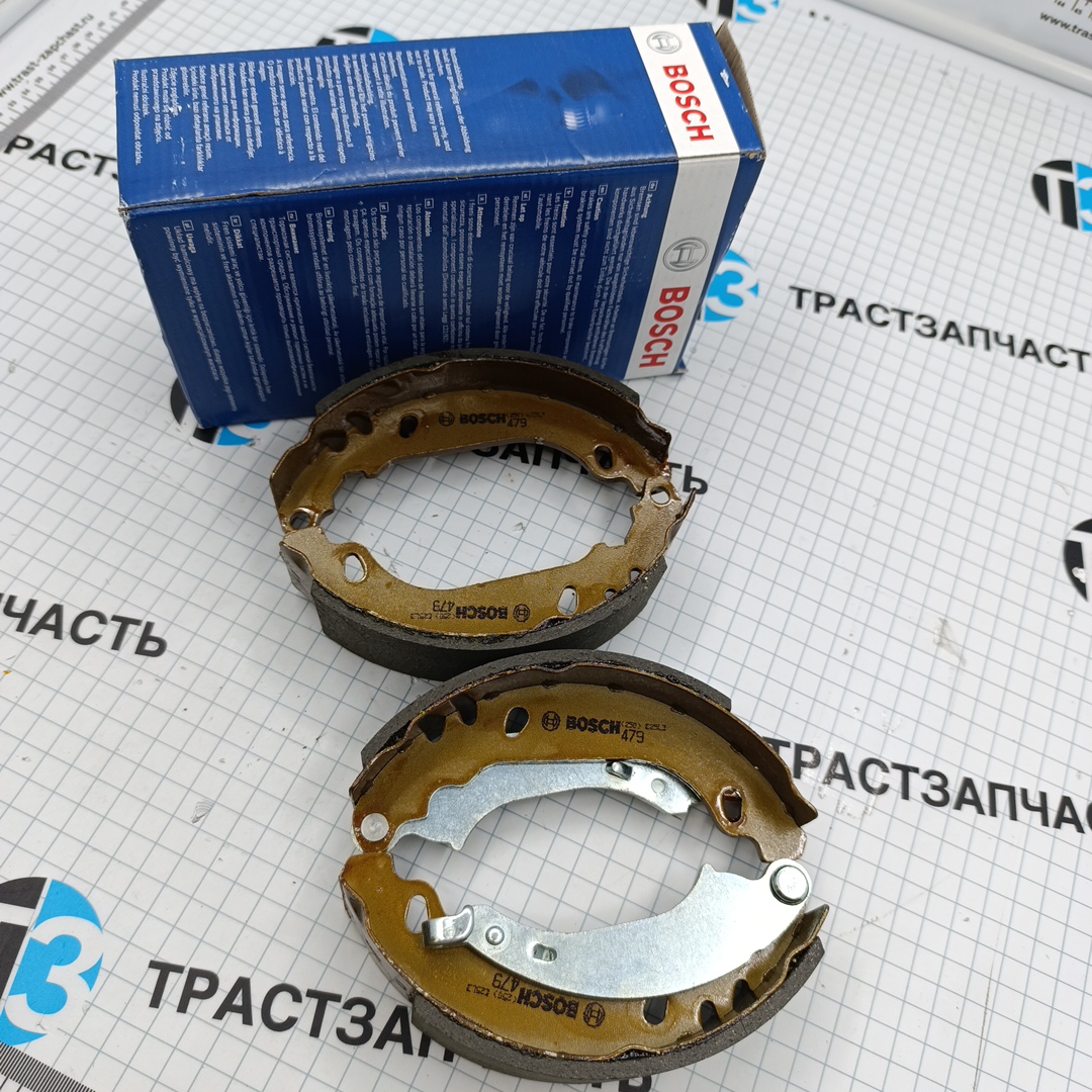 Тормозные колодки ручника Renault Logan,Sandero, Clio 7701205758 BOSCH EUROPE