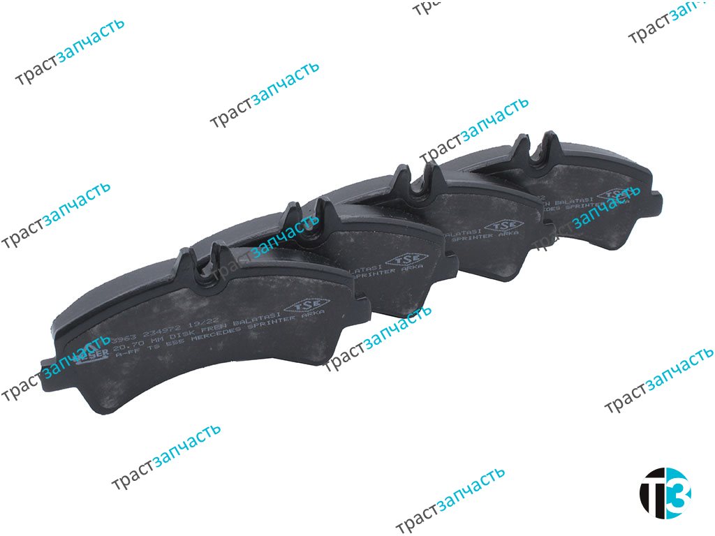 Тормозные колодки задние MB Sprinter 906 >06, VW Crafter >06 A0064204520/64204520 BESER