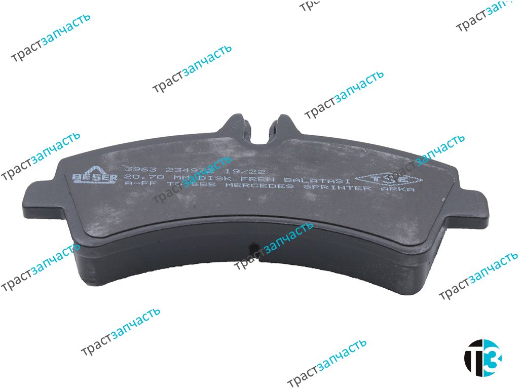Тормозные колодки задние MB Sprinter 906 >06, VW Crafter >06 A0064204520/64204520 BESER