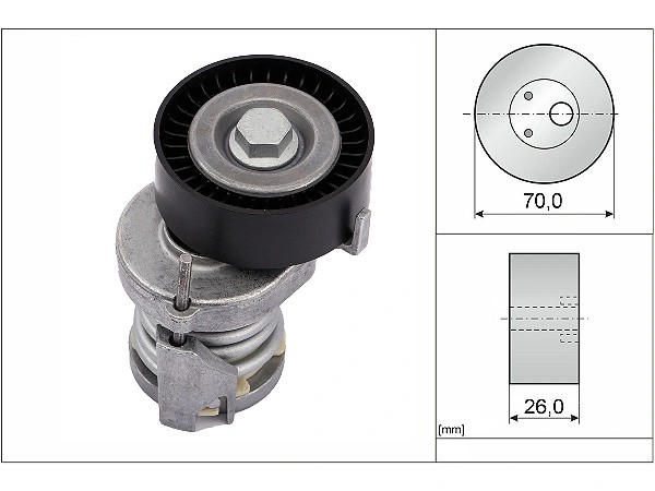 Ролик генератора VAG Audi,Seat,Skoda,Volkswagen (натяжной) 1.4-1.6 16V INA EUROPE