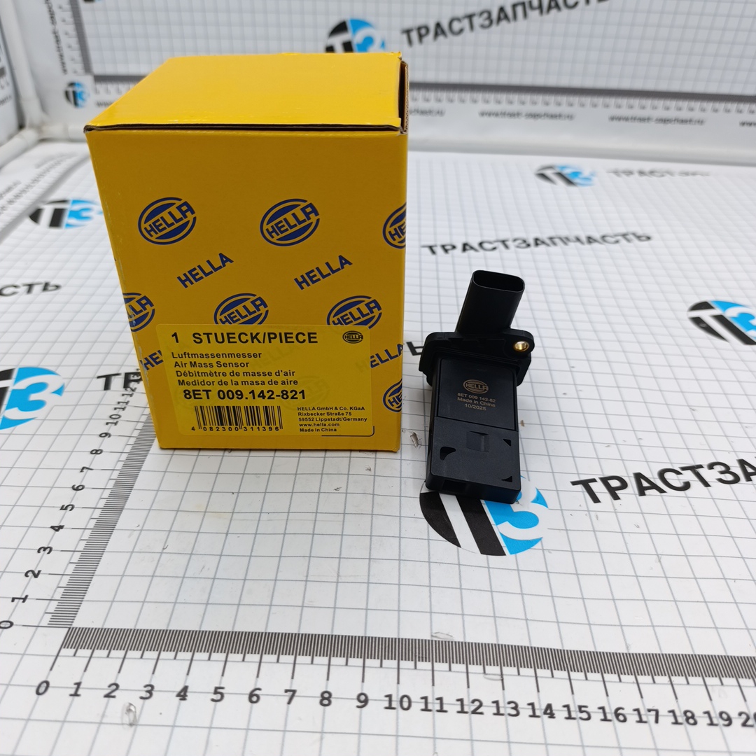 Датчик расхода воздуха ДМРВ FORD/VOLVO 1.6-2.0 TDCI 7M5112B579BB/1480570 BEHR-HELLA