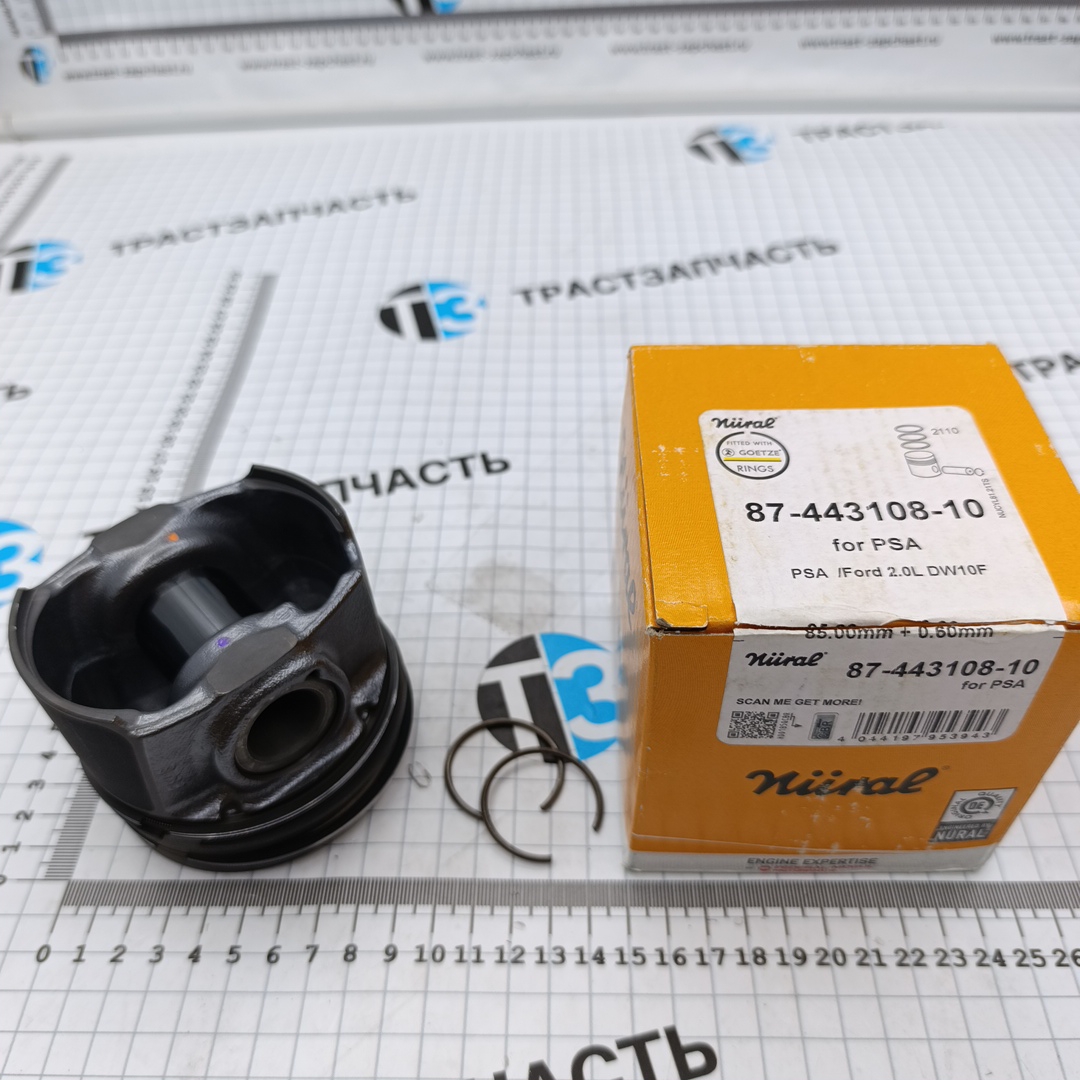 Поршень в сборе 2,0+0.6 Peugeot Traveller 4  (Цена за шт, кратн. заказа 4 шт) NURAL