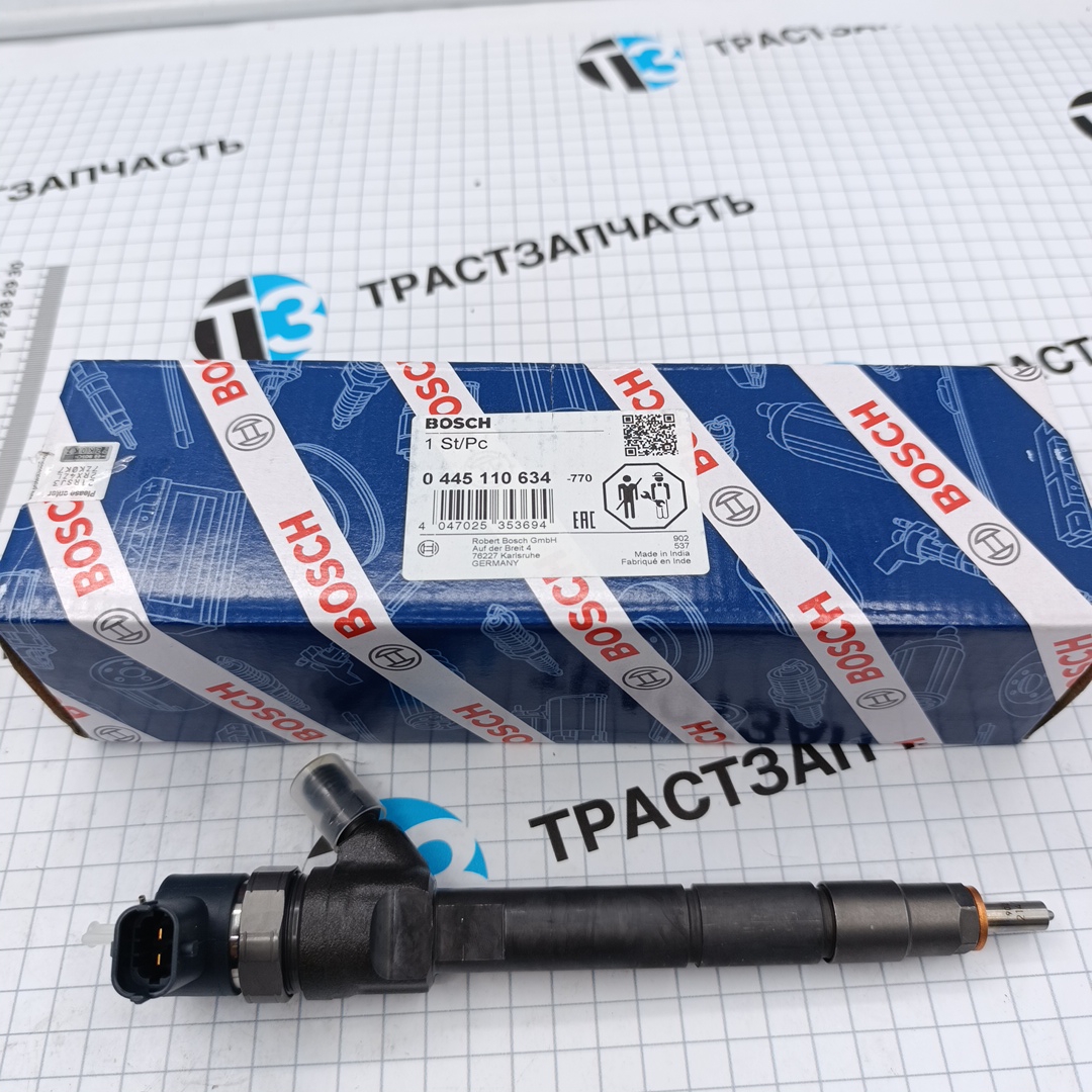 Форсунка топливная RENAULT Master III 2.3 0445110375/166091245R/166095586R BOSCH EUROPE
