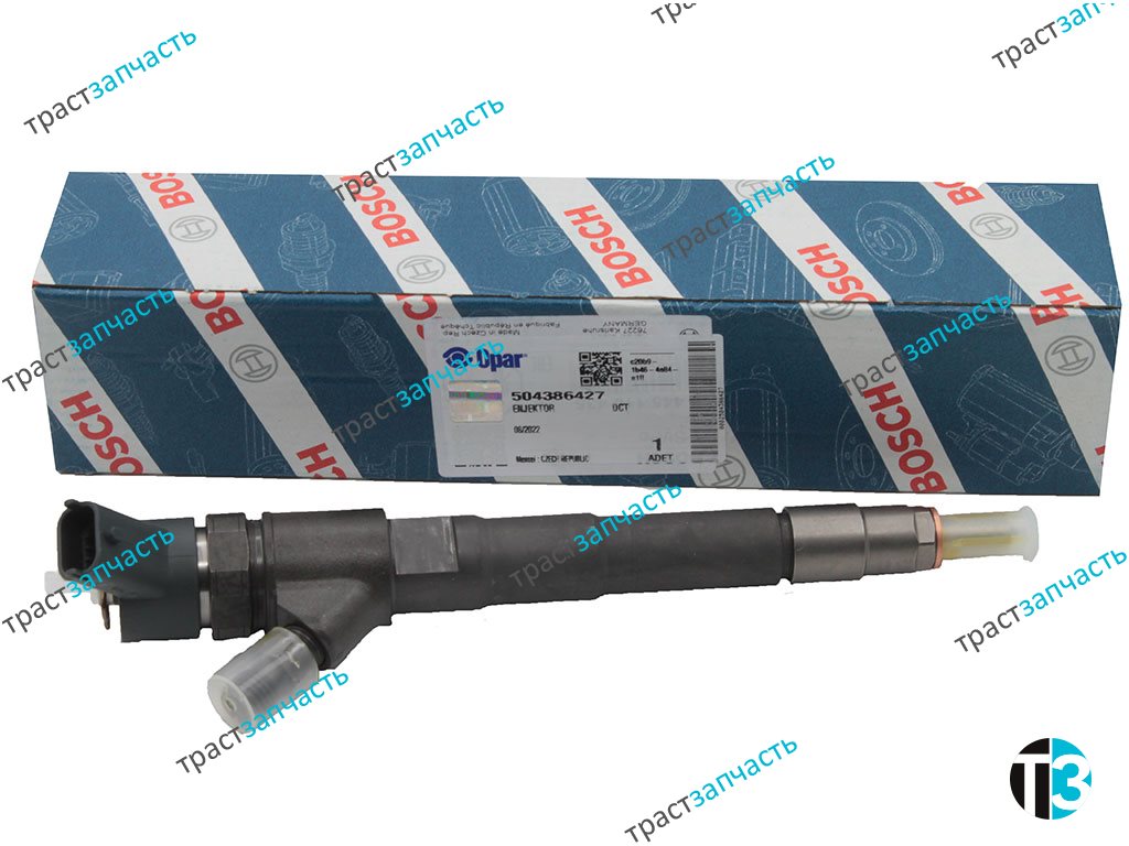 Форсунка топливная FIAT 2,3 евро 4 под шайбу 504386427/0445110435 BOSCH EUROPE