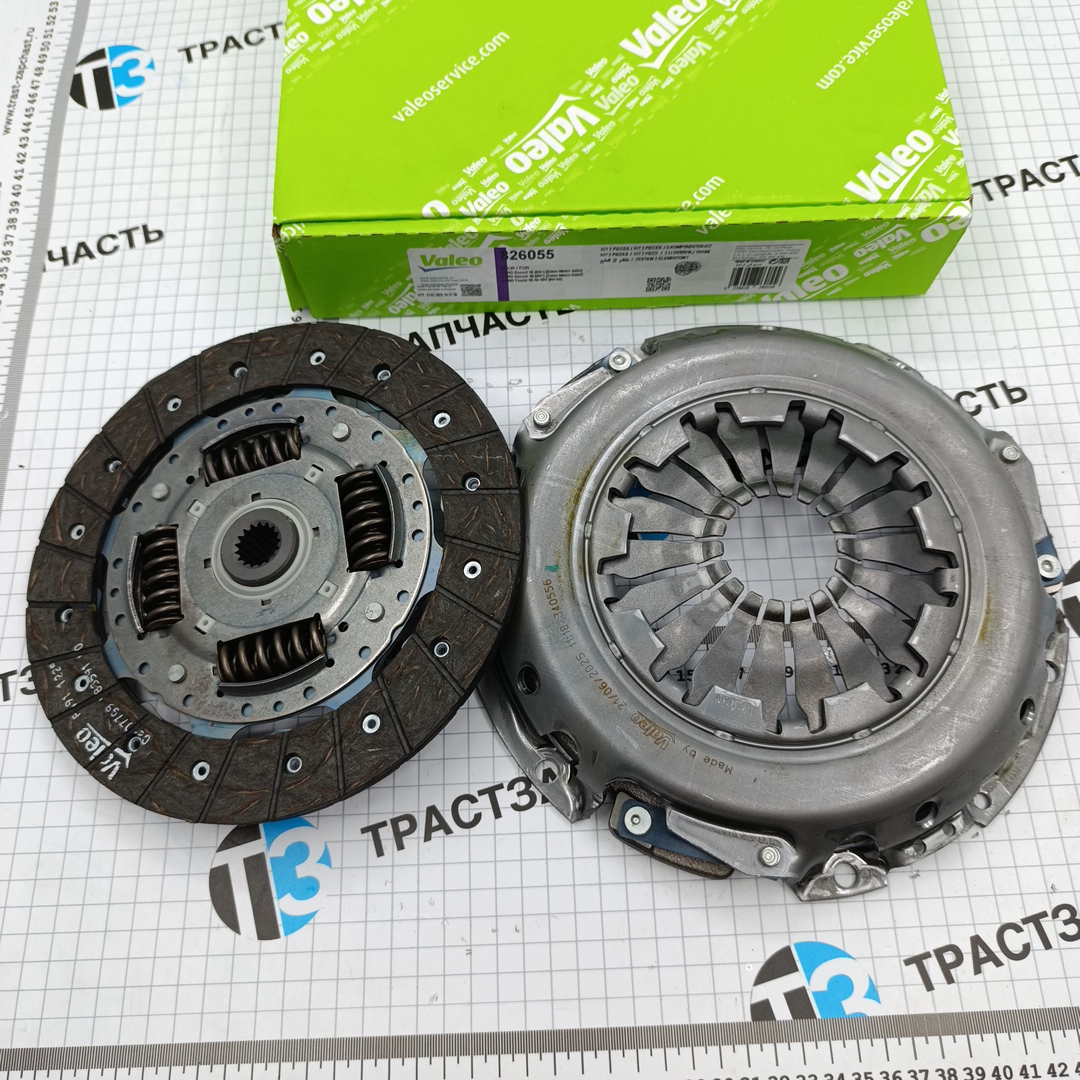 Сцепление Ford Focus II, C-Max (2005 - 2011) (корзина+диск) VALEO