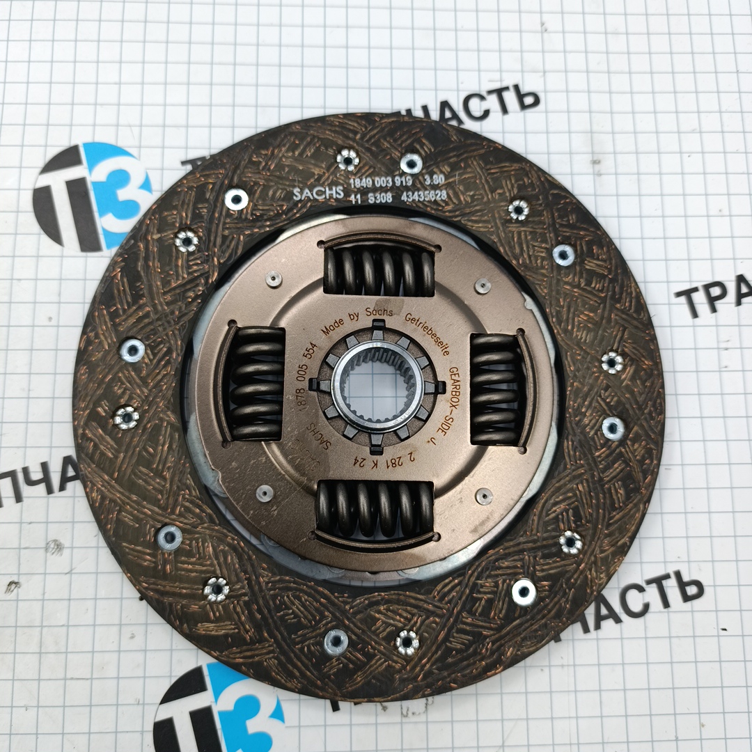 Сцепление Mercedes Sprinter OM651, Volkswagen Crafter 2.5 (D=240 mm,корзина+диск) SACHS