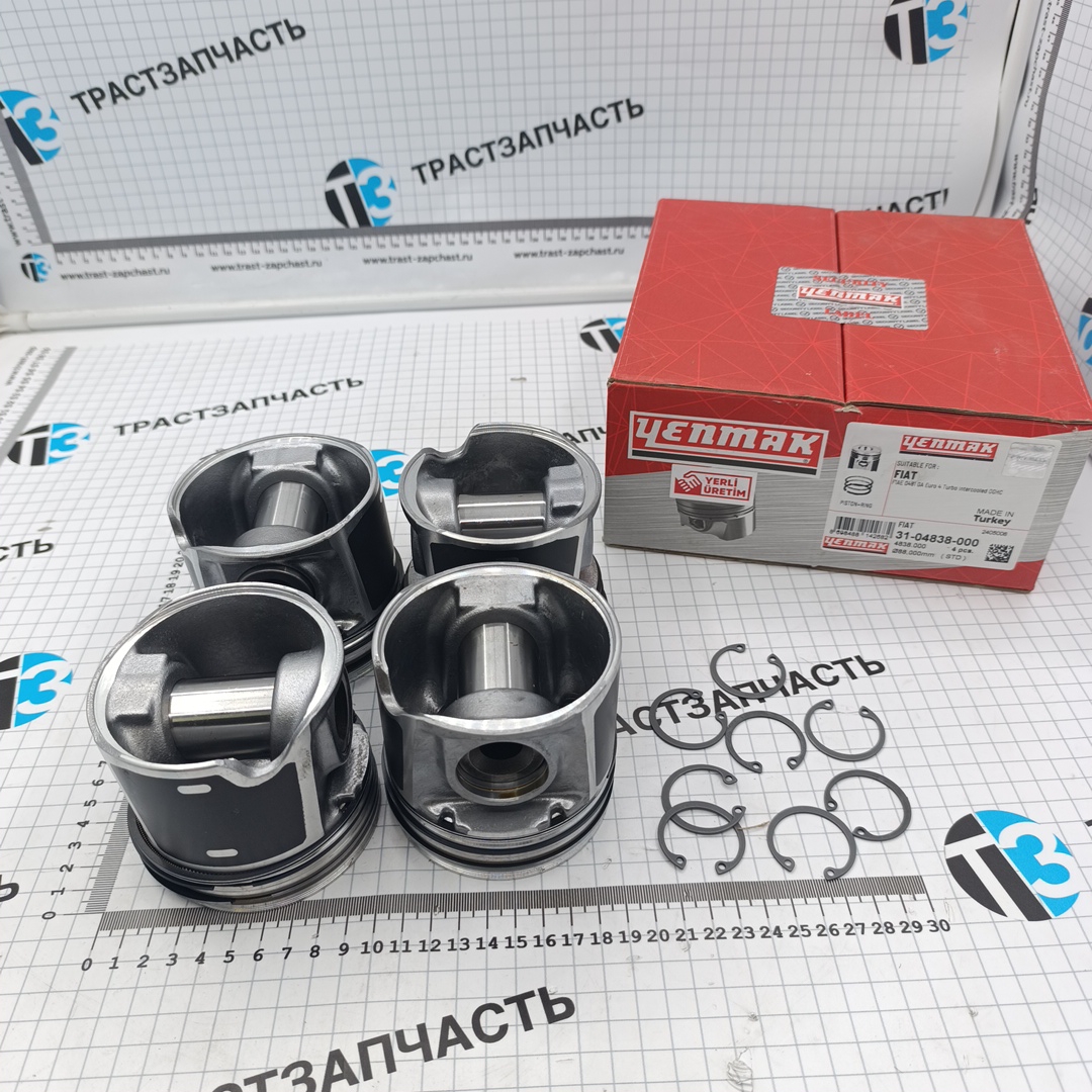 Поршень в сборе 2.3 (Евро 3-4) STD Ducato/Iveko (Цена за шт, кратн. заказа 4 шт) YENMAK