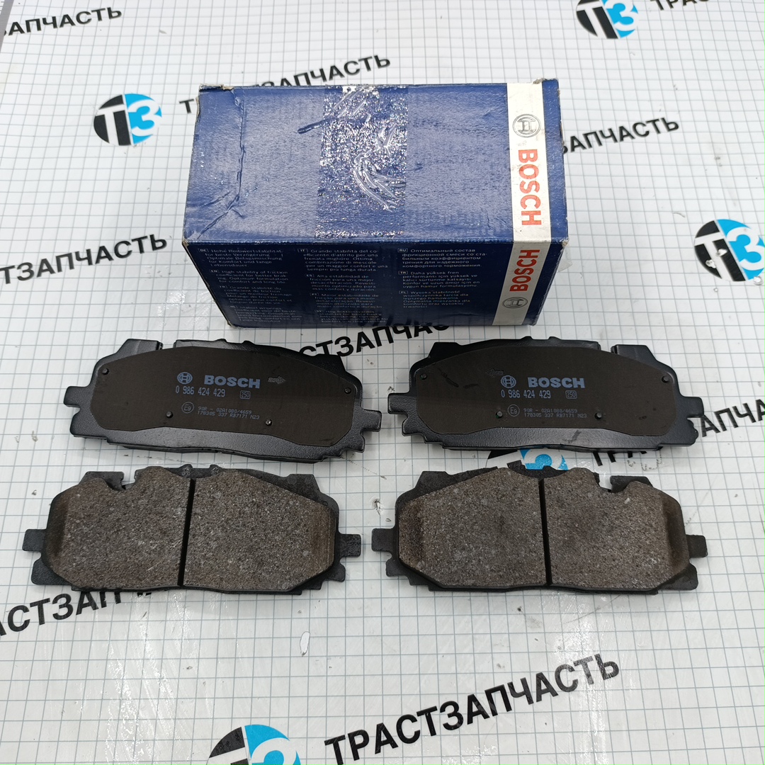 Тормозные колодки передние VAG AUDI A5/Q5 16-/Q7 15-/VW TOUAREG 18- BOSCH EUROPE