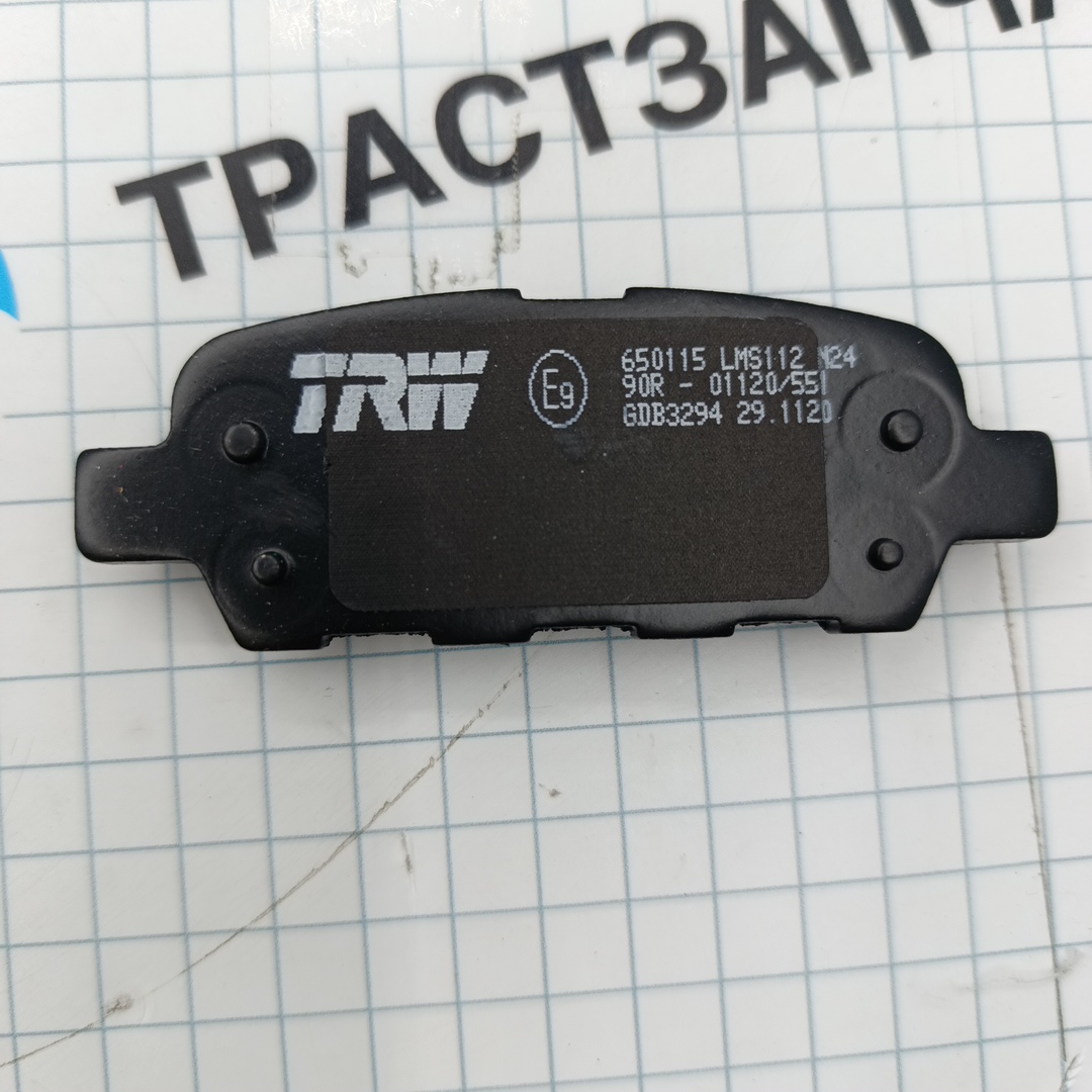 Тормозные колодки задние NISSAN X-TRAIL/QASHQAI/TIIDA/INFINITI FX/RENAULT KOLEOS TRW