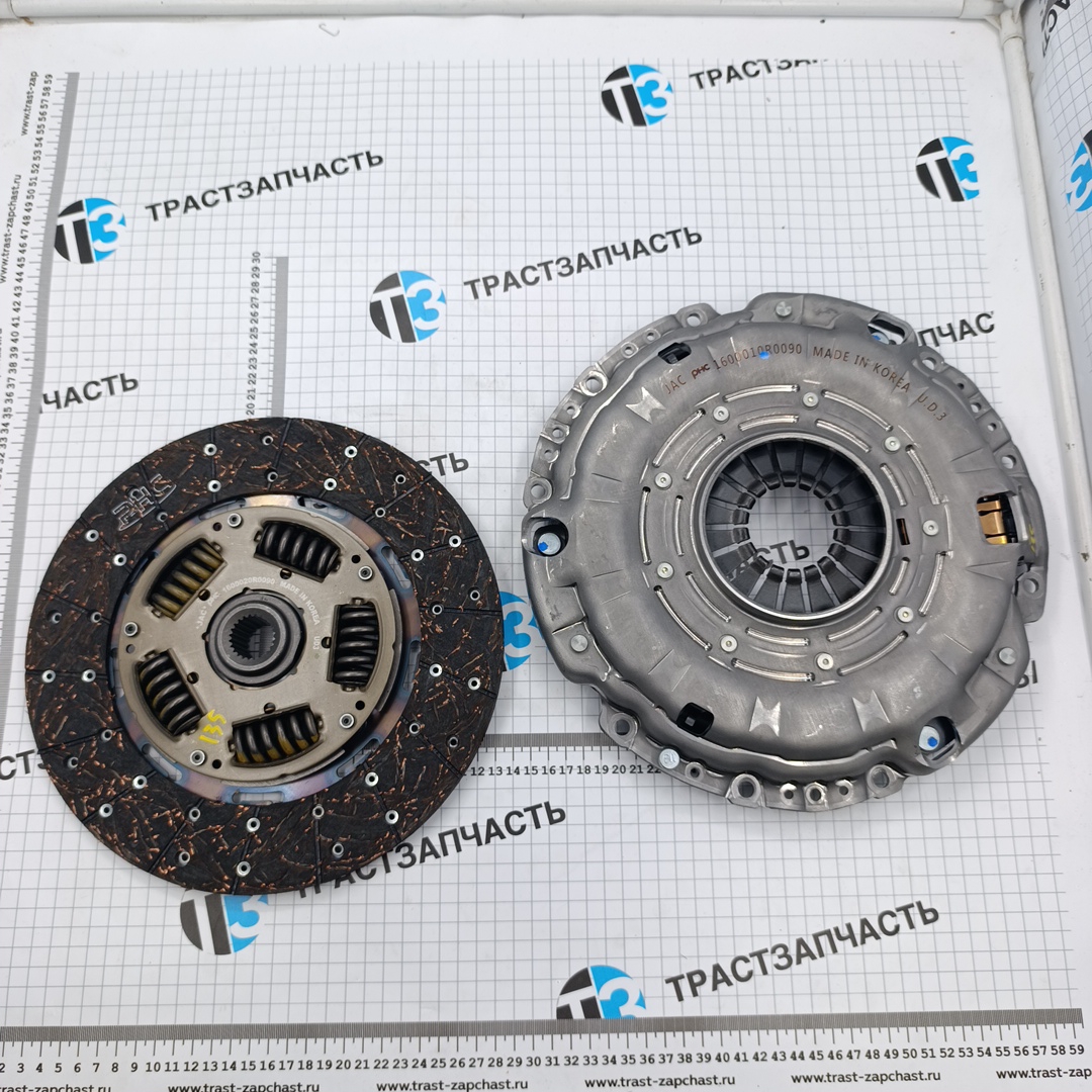 Сцепление для а/м Sollers Atlant 2.7 (корзина+диск) 1600010R0090F011 ORG JAC