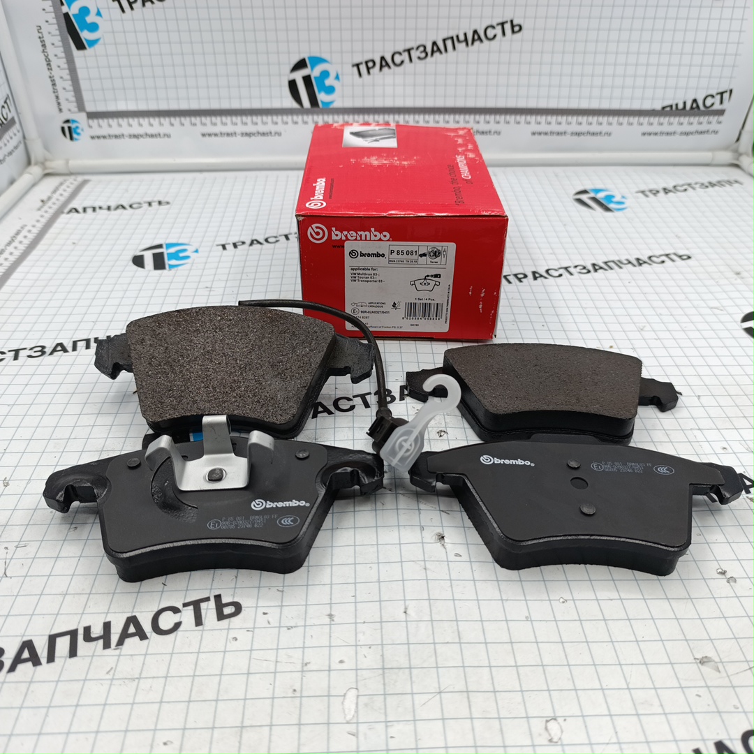 Тормозные колодки передние VAG Volkswagen Transporter (c 2003г.) BREMBO
