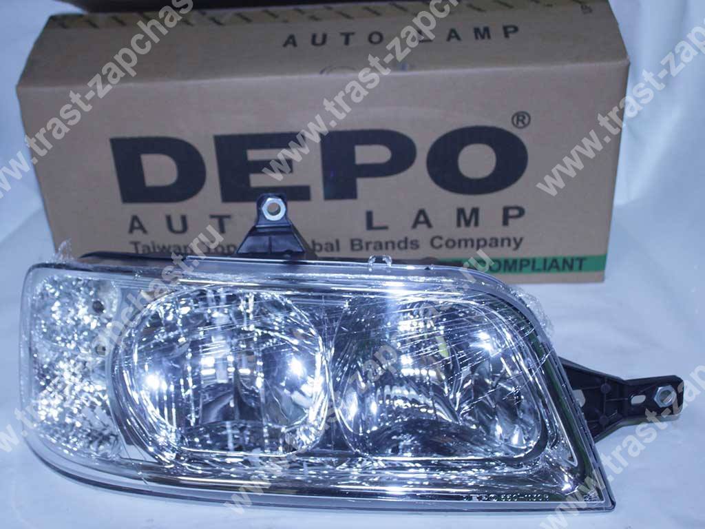 Фара Fiat Ducato 244 кузов (пассаж.сторона) DEPO 1347690080/6006E2
