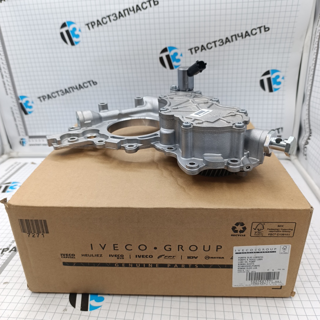 Насос масляный + вакуумный Fiat Ducato 2.3 (Евро 6, 2018-2025г) 5802582771 ORG IVECO