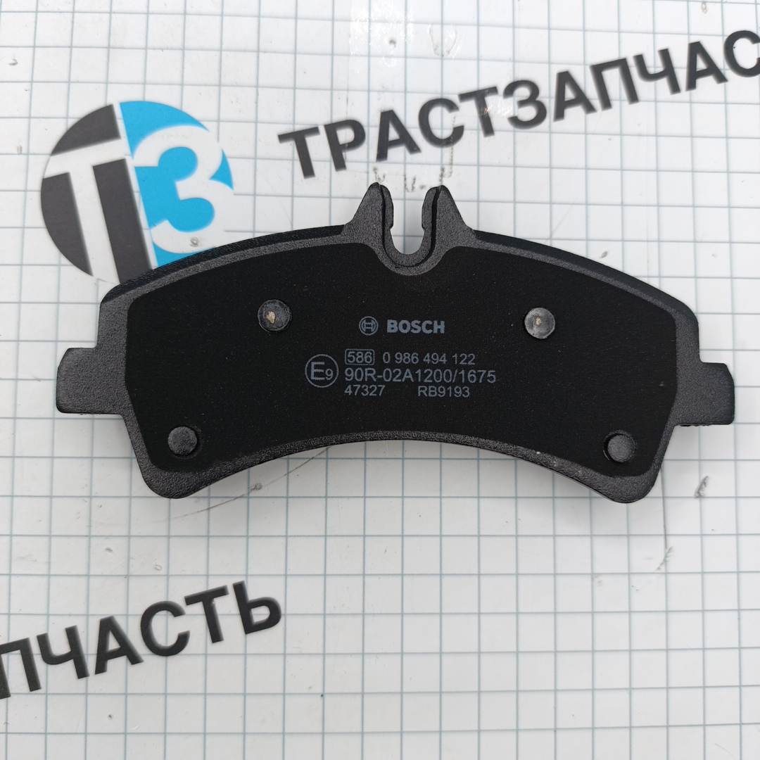Тормозные колодки задние MB Sprinter 906 >06, VW Crafter >06 A0064204520/64204520 BOSCH EUROPE