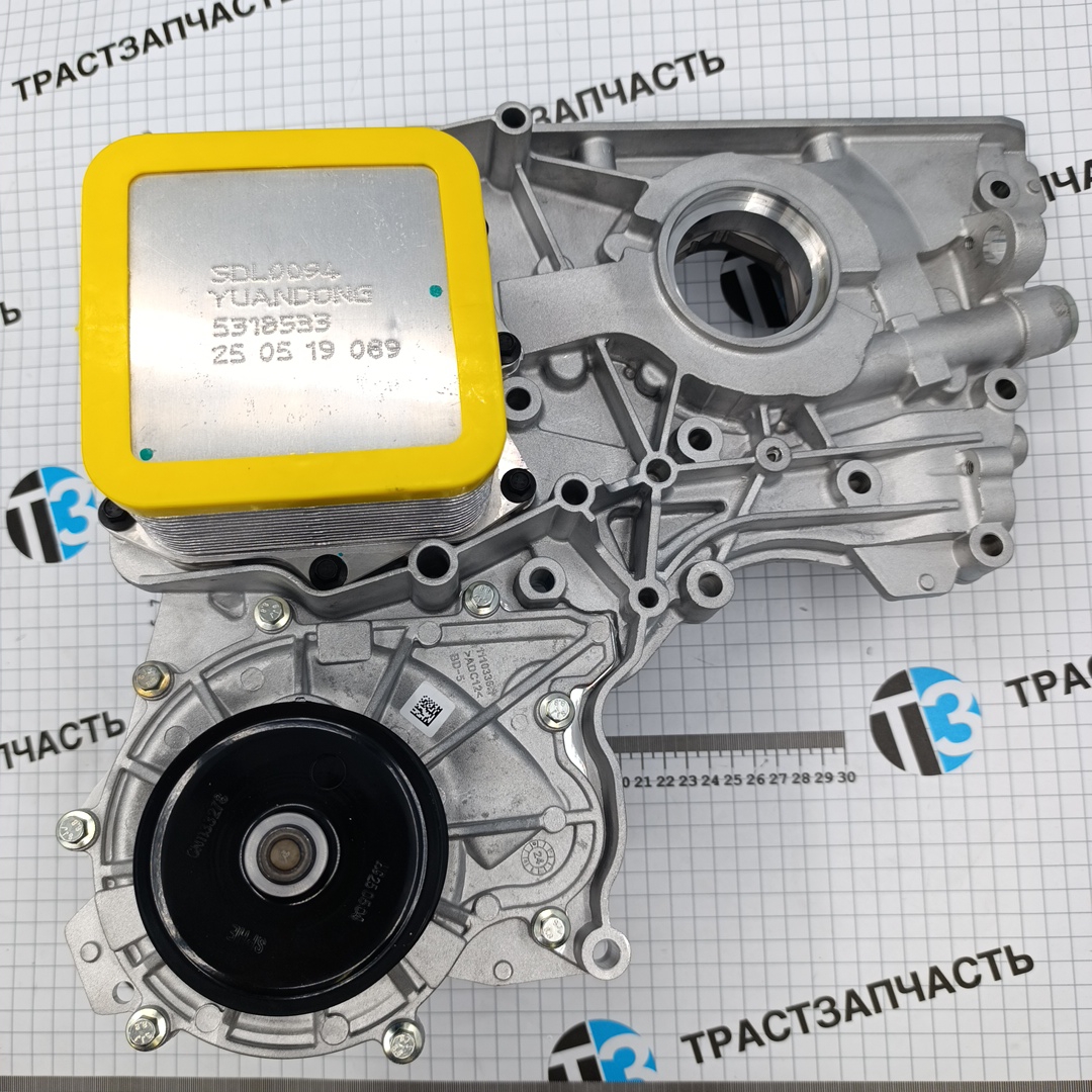 Крышка мотора передняя для а/м Газель Next,Foton Toano 2.8 ISF (Евро 4-5) (масл.насос,помпа,маслоохл