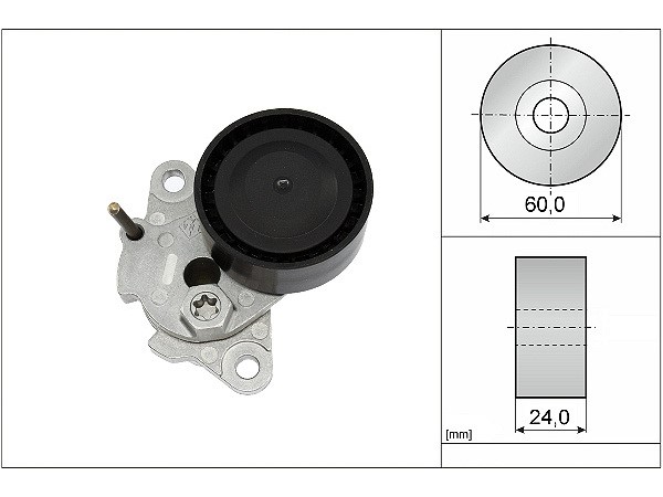 Ролик генератора VAG Audi,Seat,Skoda,Volkswagen (натяжной) 1.8-2.0 TFSI INA EUROPE