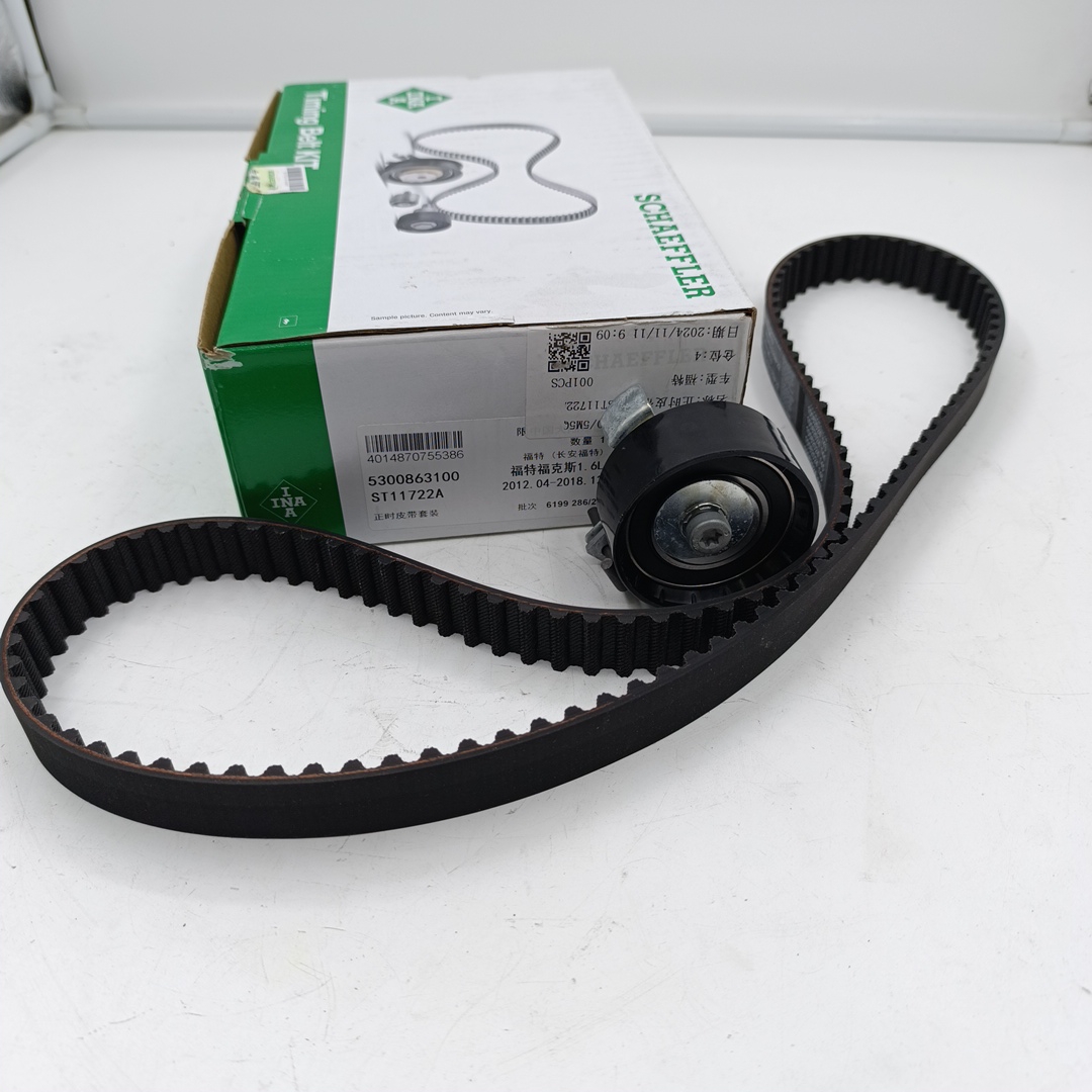 Комплект ГРМ Ford Fiesta, Focus, Fusion 1.25-1.6 97 (1 ремень, 1 ролик, БЕЗ болтов) INA CHINA