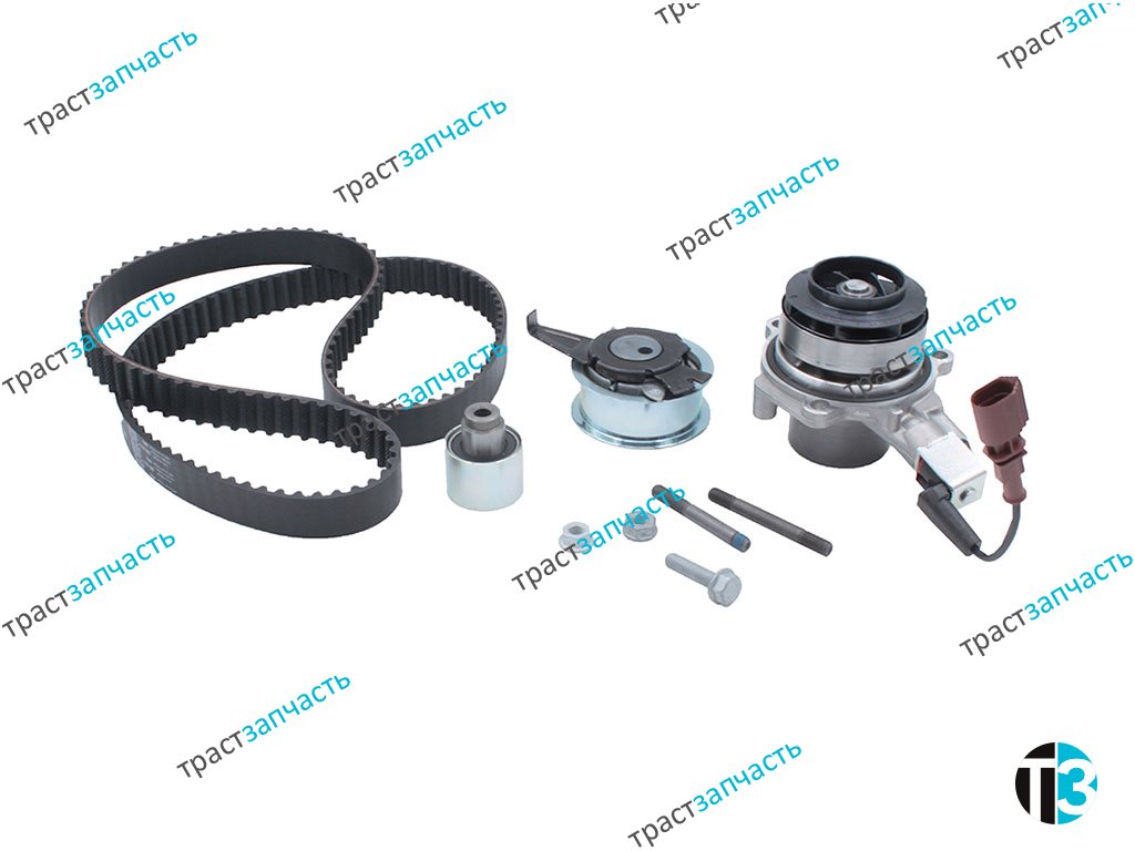 Комплект ГРМ+Помпа VW Passat/Golf VII. AUDI A4 B8 B9 A5 A6 C7 Q3 / SKODA Octavia/Superb GATES