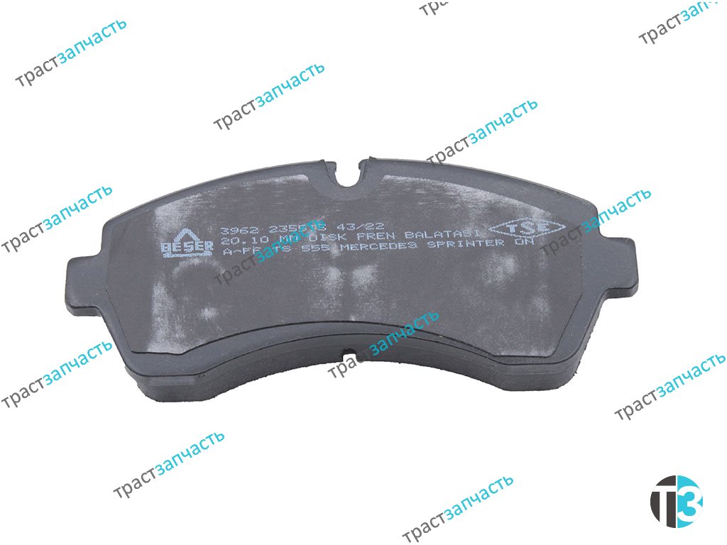 Тормозные колодки передние MB Sprinter >06, VW Crafter >06 BESER