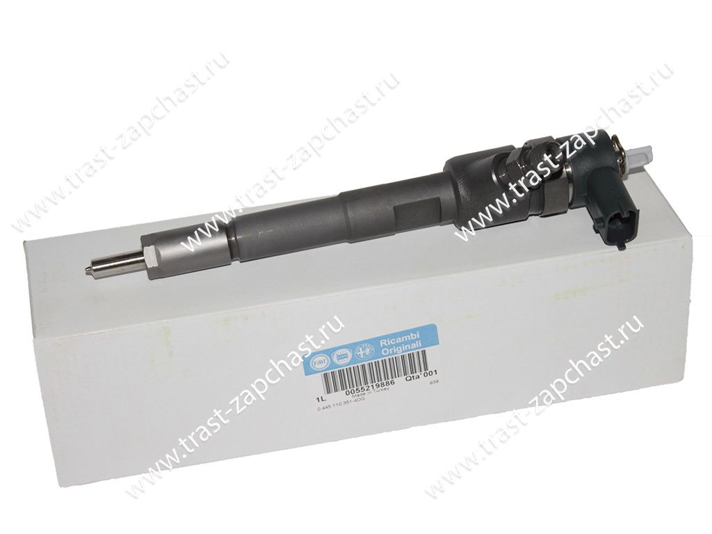 Форсунка топливная FIAT 1.3  электрическая (евро 5) 55219886 ORG FIAT