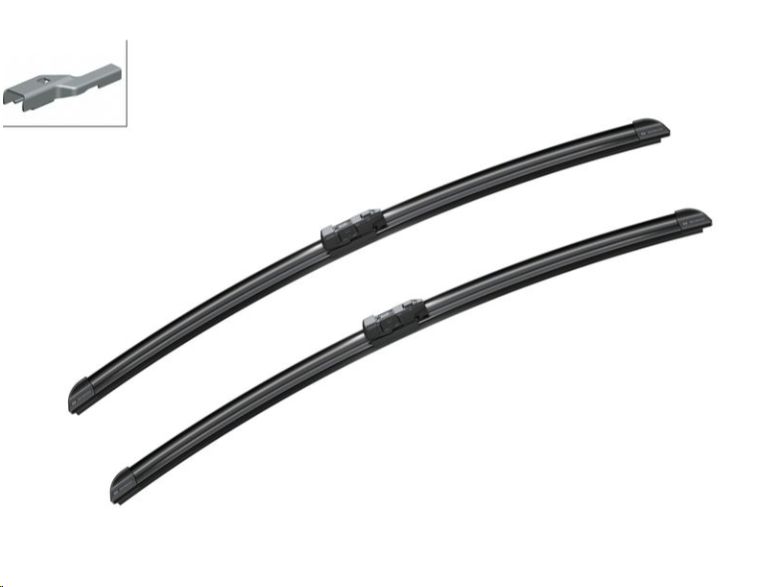 Щетки стеклоочистителя Mercedes-Benz W204, W207, A212 (ком-т, бескаркасные,600/600mm) BOSCH