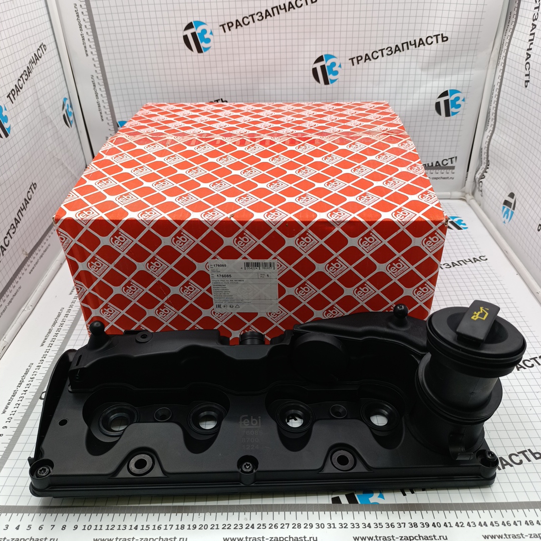 Крышка ГБЦ клапанная Volkswagen Transporter,Multivan T5/T6 2.0 TDI (2009-2019г.) FEBI