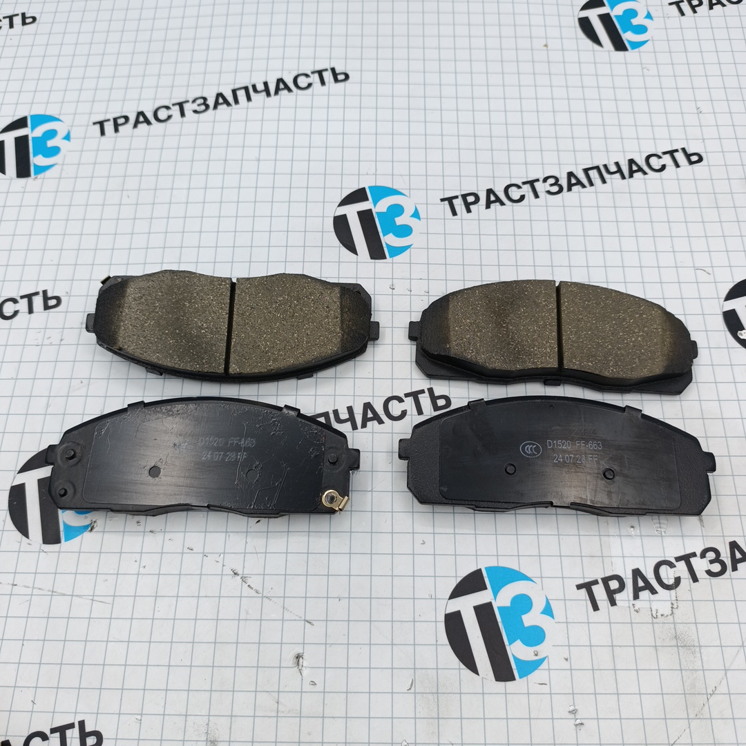 Тормозные колодки передние для а/м Sollers Argo 2.0 YF3501N232030130230 TZ  (внутри оригинал JAC)