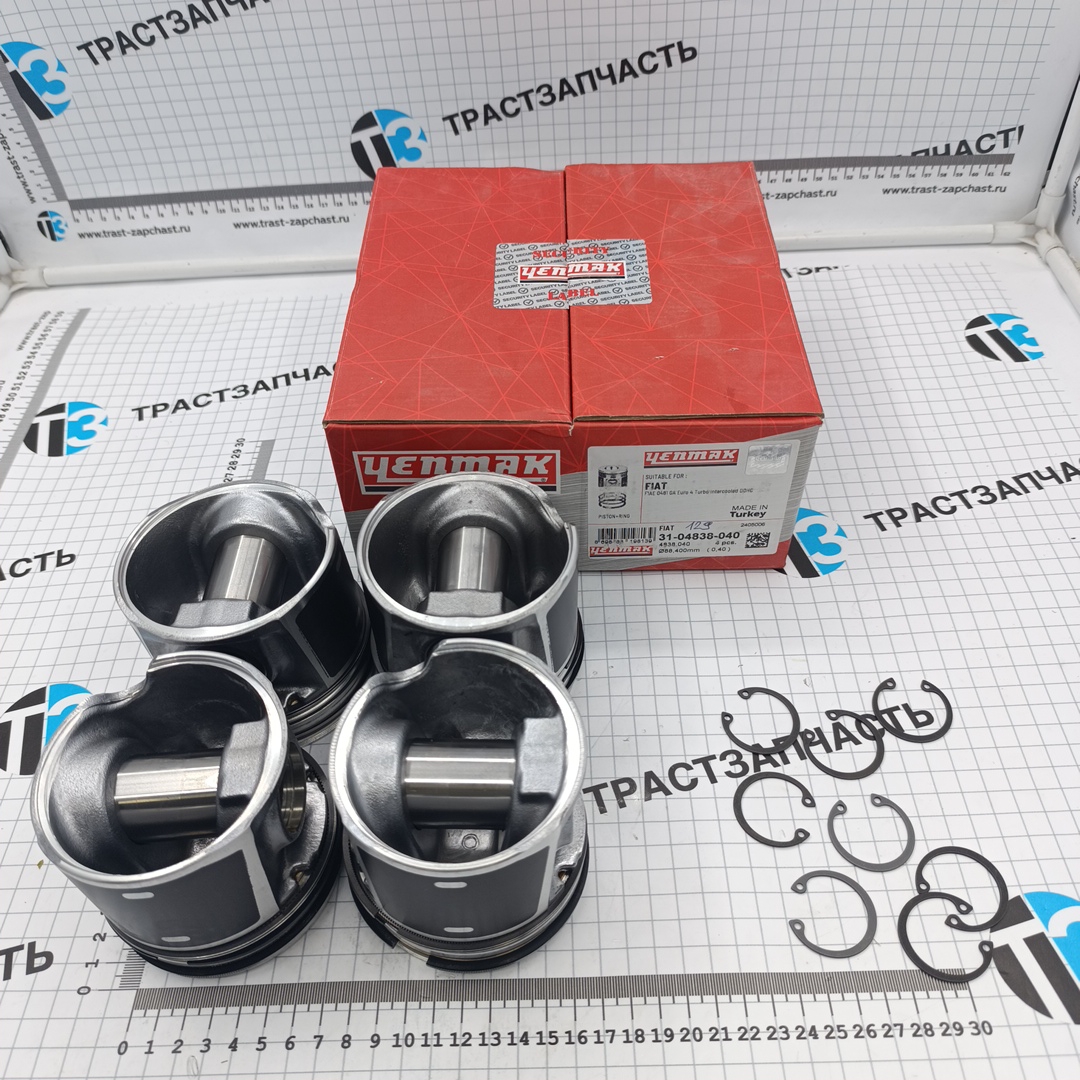 Поршень в сборе 2.3 (Евро 3-4) + 0.40mm Ducato/Iveko (Цена за шт, кратн. заказа 4 шт) YENMAK
