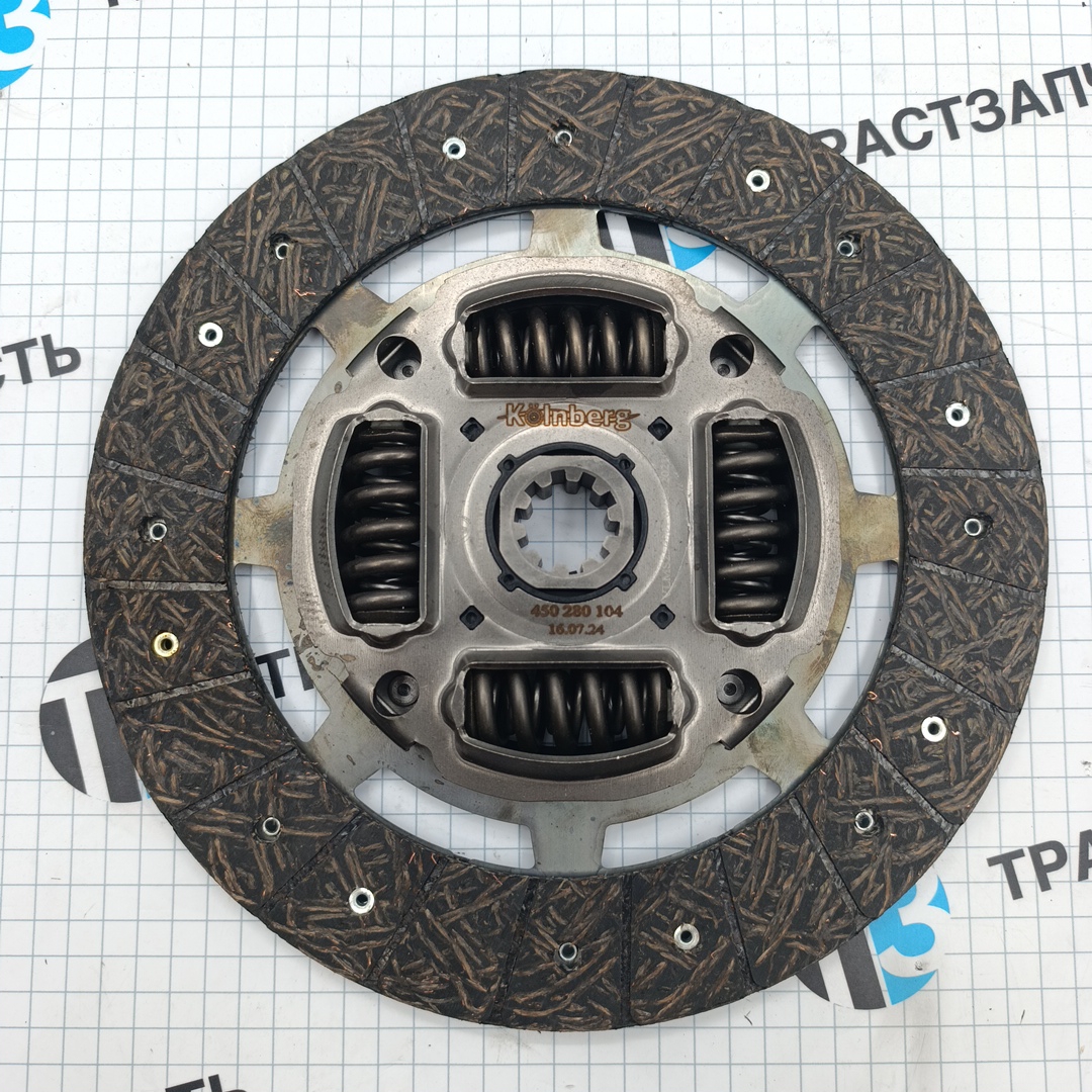 Сцепление 2.8 GAZelle Next (корзина+диск+выжимной) 280 мм (усиленное) SPA24201 ТЗ (Made in Turkey)