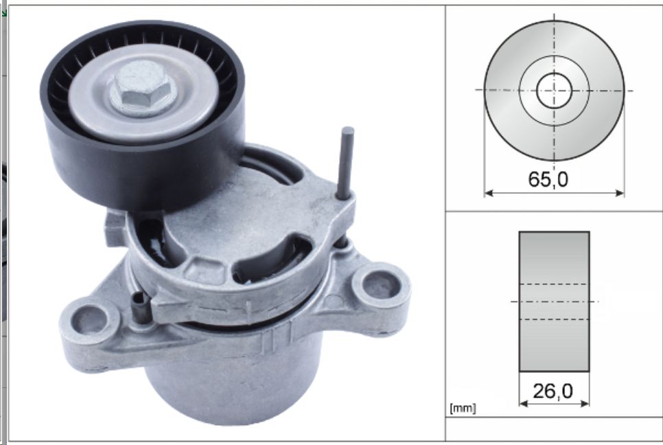 Ролик генератора BMW F-series N47/B47(D20) (НАТЯЖНОЙ) INA EUROPE