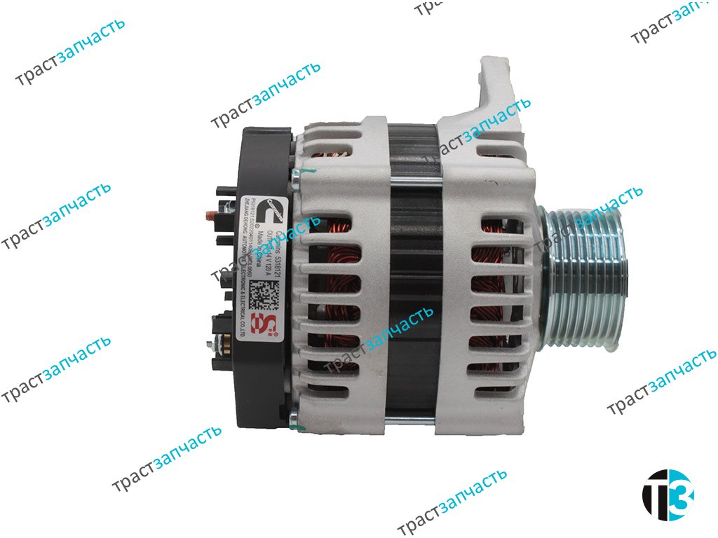 Генератор для а/м Газель Next, Foton Toano 2.8 ISF 120А 5318121/5272666 ORG FOTON